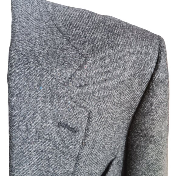 Mens 44 XL Western Blazer Vintage 90's Wool Tweed Leather Elbow Patch Mexico - Picture 3 of 11